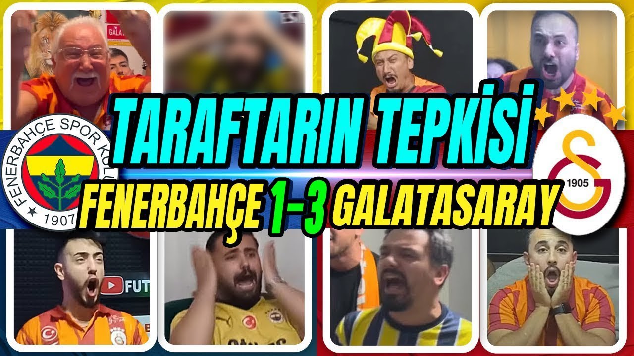 FANATİK TARAFTARLARIN FENERBAHÇE 1-3 GALATASARAY MAÇINA ÇILGIN TEPKİLERİ 😂😍🔥😱 | Turkish Fan Reaction