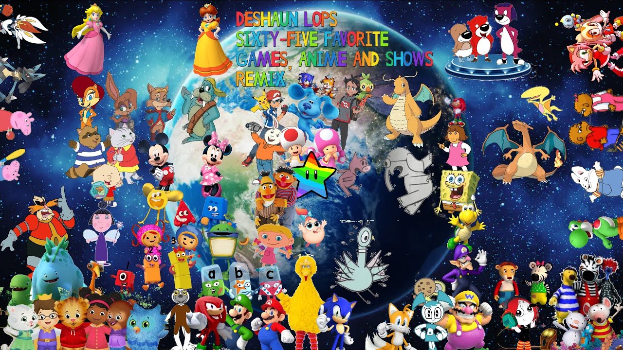Deshaun Lop's One Hundred Favorite Games, Anime and Shows Remix Full Movie (500 Subscribers Special)