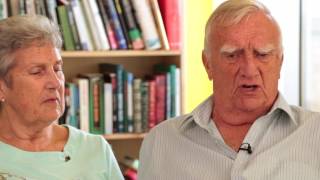 Blind veteran Derek talks about the support he has received