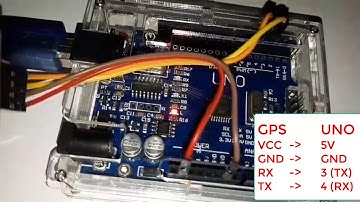 ตัวอย่างการทดสอบโมดูล GPS ด้วย Arduino UNO