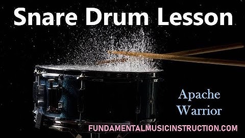 Apache Warrior, First Songs for Band - Snare Drum