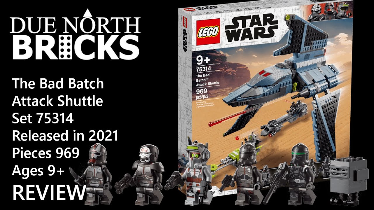 ⁣Lego Star Wars The Bad Batch Attack Shuttle - 75314 - Review