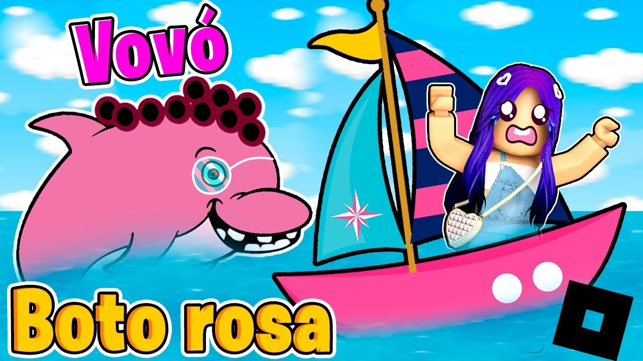 🦈VOVÓ virou BOTO ROSA e ATACOU o barco da NATY - SharkBite2