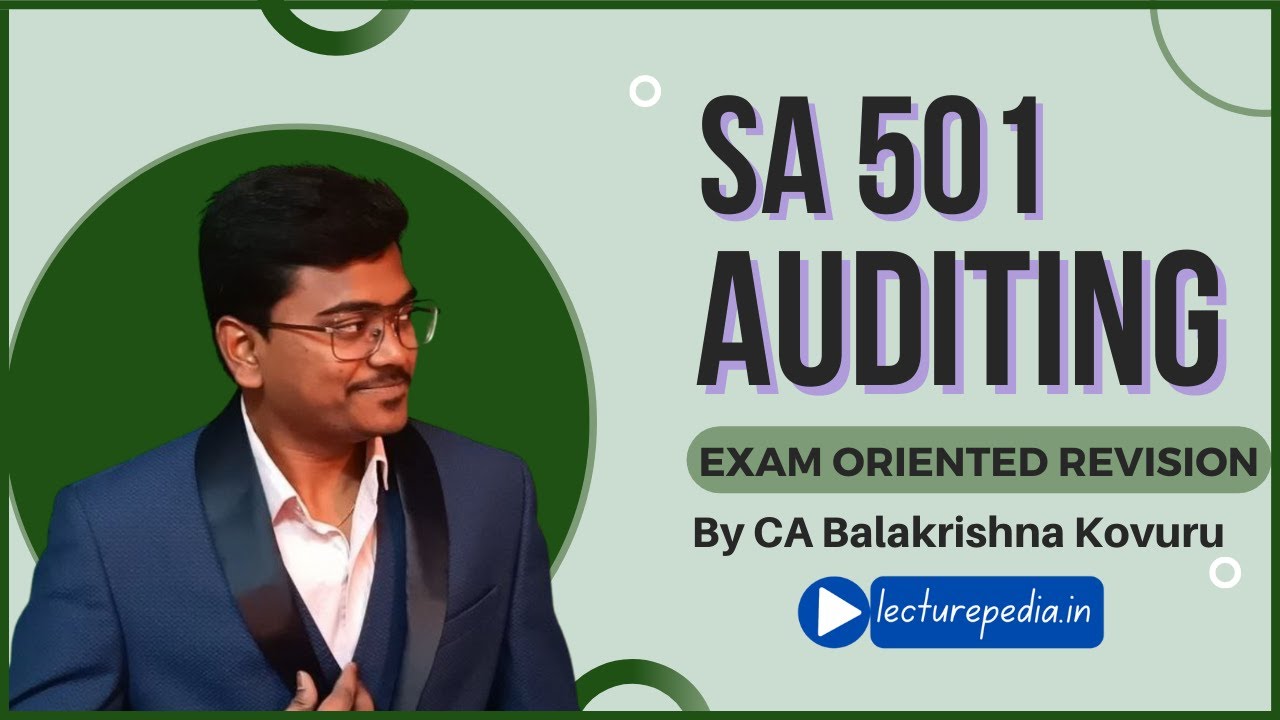 SA 501 Audit Evidence specific considerations || CA Final & ca inter ...