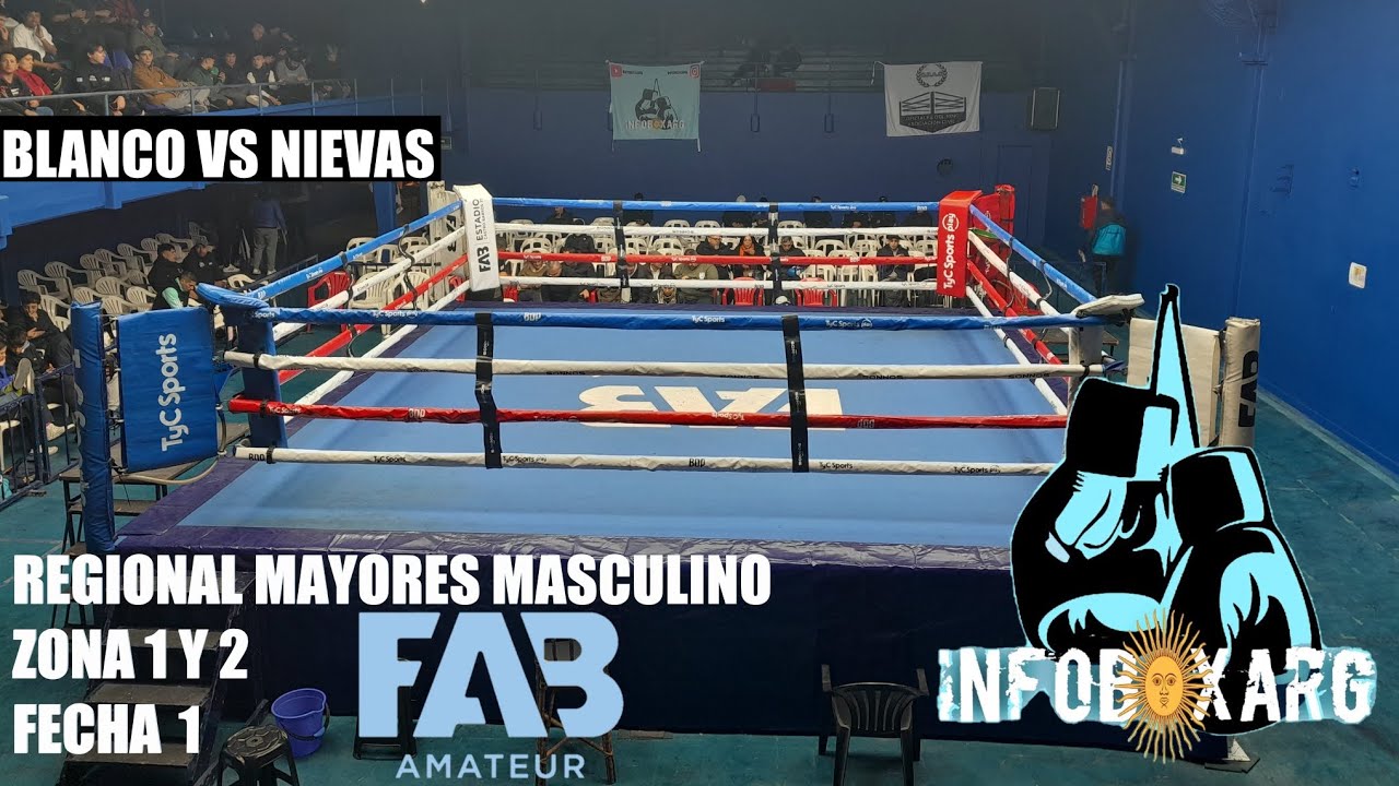 ESTEBAN BLANCO VS KEVIN NIEVAS, CATEGORIA 69KG, REGIONAL MAYORES MASCULINO FAB, FECHA 1.