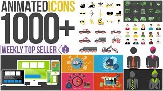 ANIMATED ICONS 1000+ ► [ AFTER EFFECTS TEMPLATES ]