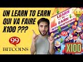  99bitcoins la ppite learn to earn qui va faire x100  