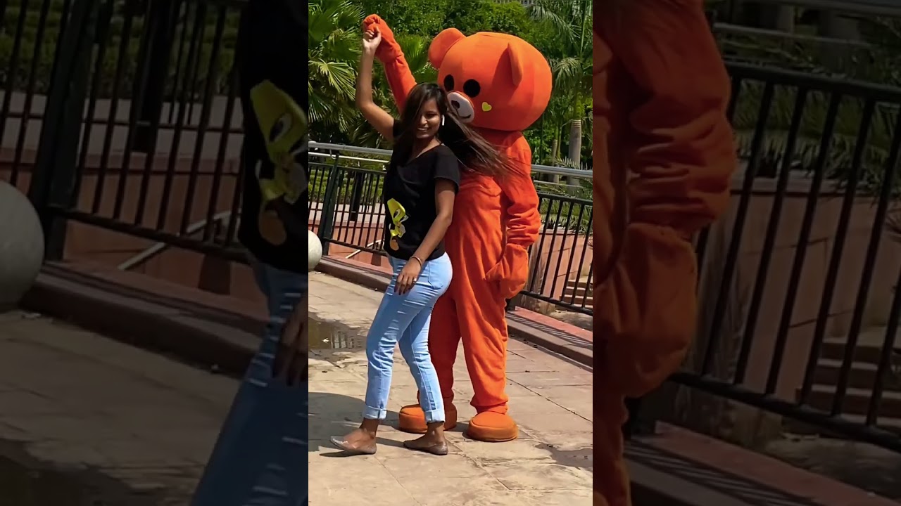 Teddy dance with cute girl ❤️🕺|| 