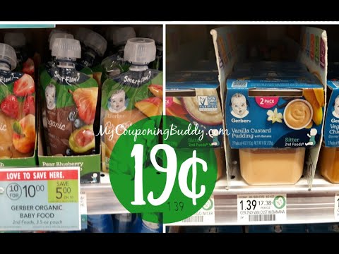Gerber Baby Food as low as 19¢ at Publix