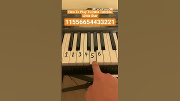 Thumbnail of How To Play Twinkle Twinkle Little Star ⭐️ #shorts