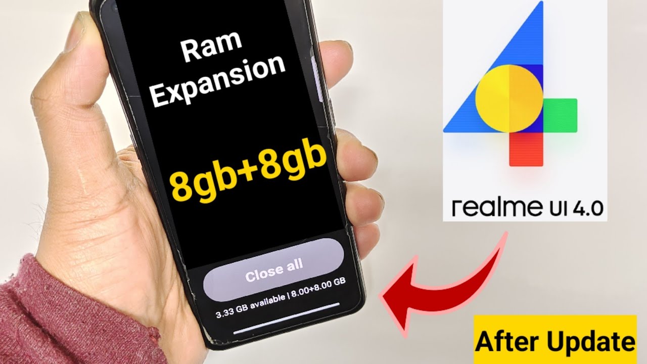 Realme Ui 4.0 8gb+ 8gb Ram Expansion After Realme Ui 4.0 Update 🔥🔥🔥 ...