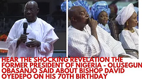 Shocking revelation the former president of Nigeria said about Bishop Oyedepo on his 70th birthday
