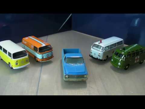 greenlight-club-v-dub-series-8-vw-type-2-van+gl-hollywood-series-22-chevy-c10-開箱