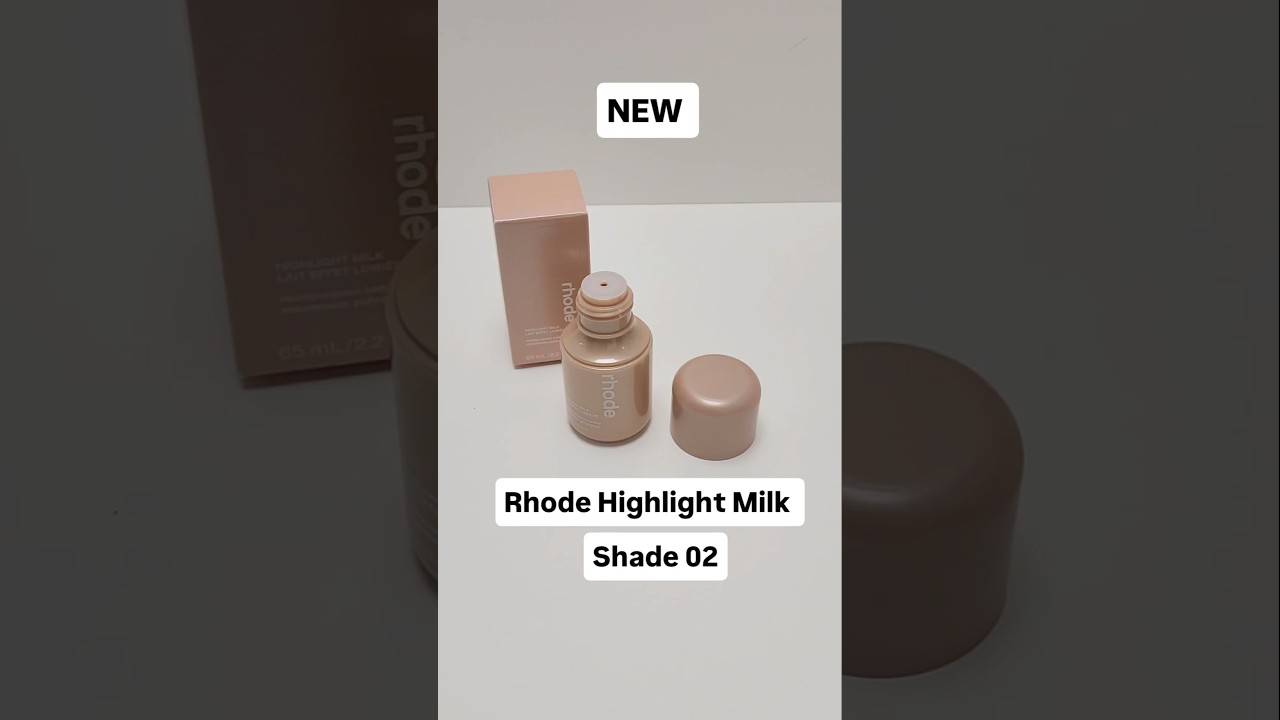 SWATCHES! Rhode Highlight Milk Shade 02 - YouTube