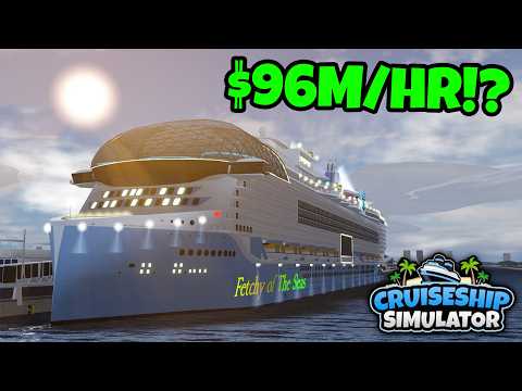 FASTEST MONEY METHOD & ICON CLASS GUIDE! | Cruise Ship Simulator