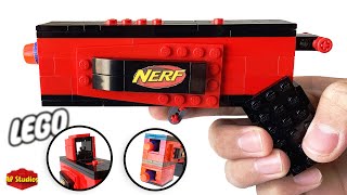 Working LEGO Nerf Gun & Attachments | Tutorial