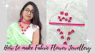DIY Fabric Choker | DIY Flower Jewellery | Fashion Trends | Fabric Jewellery