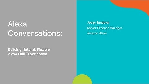 Alexa Conversations: How Developers Can Build Natural, Extensible Voice Conversations