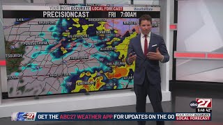 Eric's Tuesday PM forecast update
