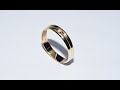 we repair a two color 18KT gold wedding ring