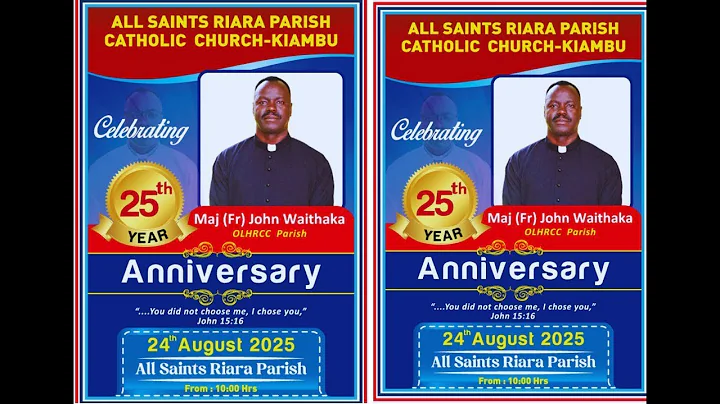 24-08-2025 | CAPUCHIN TV LIVE | MAJ. FR. JOHN WAITHAKA SILVER JUBILEE CELEBRATIONS