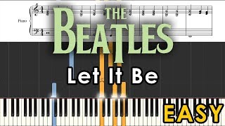 Let It Be - The Beatles EASY TUTORIAL SHEETS
