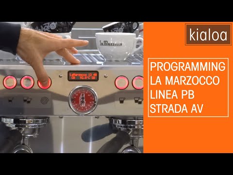 La Marzocco Linea PB/ Strada AV Programmierung - Programming | Guide