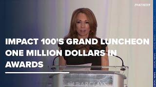 Impact 100's grand luncheon awarding one million dollars to local non-profits.