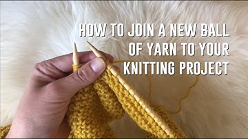 Mollies HOW-TO join a new ball of yarn to knitting project the EASY WAY