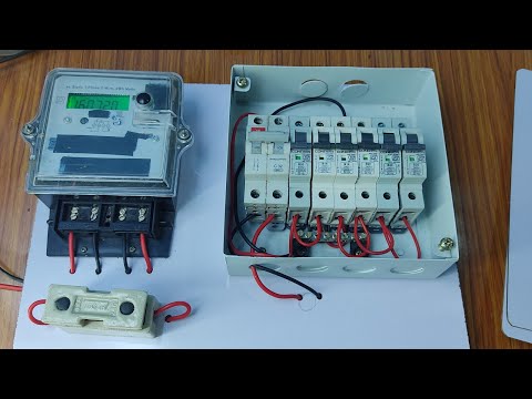 6 Room का distribution box wiring connection || Sinha