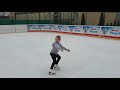 Skating on ice - Bad Guy , Billie Eilish