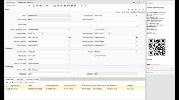 Quick Info in iDempiere