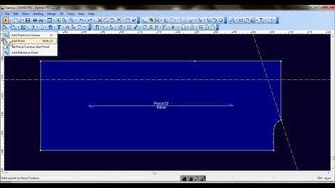 Optitex ND Add Point tool, This tool is used for adding a point outside the contour
