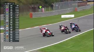 2025 Bennetts British Superbikes: Last two laps of Race 2 at the season finale at Brands Hatch