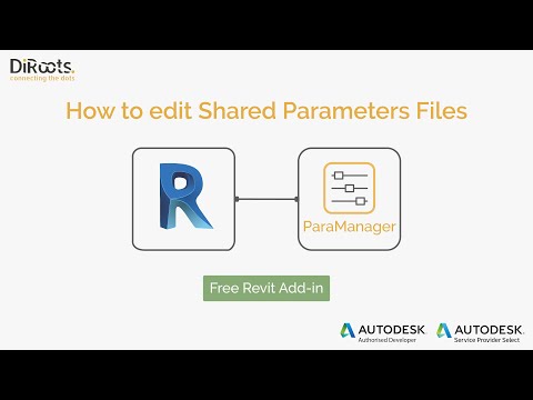Revit 🔌 ParaManager | How to Edit Shared Parameters Files