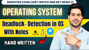 Deadlock Detection Explained Simply | Operating System Deadlock | Exam-Ready Notes