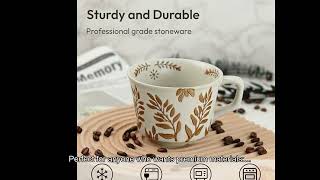 LINVIA 11 oz Ceramic Coffee Mug - Must Have