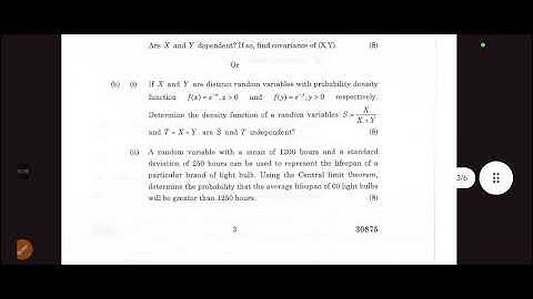 MA8402 | probability and queuing theory | Nov Dec 2024 |Anna University | Questions |