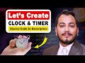 Timer, Digital Clock & Stopwatch in JavaScript | HTML + Bootstrap Project | Learning Hub by Ch Usman