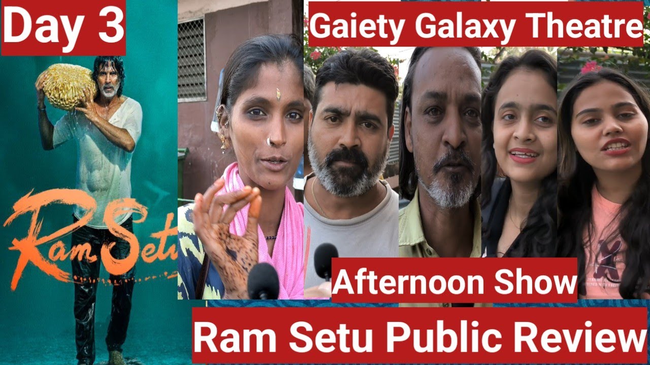 Ram Setu Movie Public Review Day 3 At Gaiety Galaxy Theatre In Mumbai