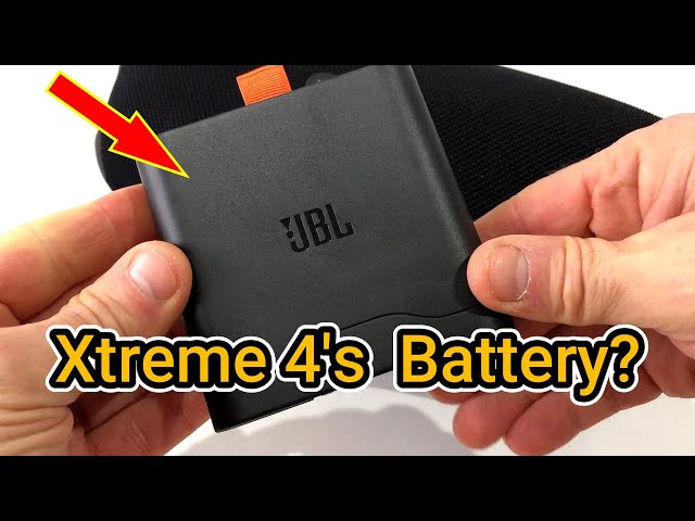 JBL XTREME 4 Battery Removal & Review! - YouTube