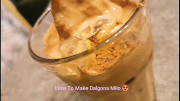 Dalgona MILO Recipe | How To Make Dalgona Milo