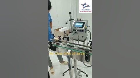 Máy in Date,Code My Coding công nghệ cao in trên nắp hủ Yến