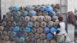 إنتاج 1500 اسطوانة غاز بمعمل شمال حلب
