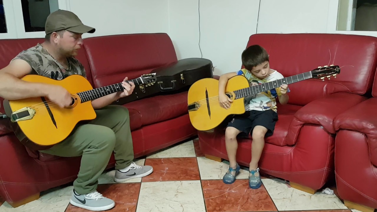 Noë 7 ans joue David jazz manouche