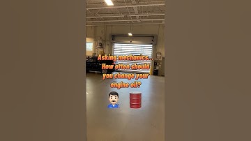 How often should you change your engine oil? #carmaintenance