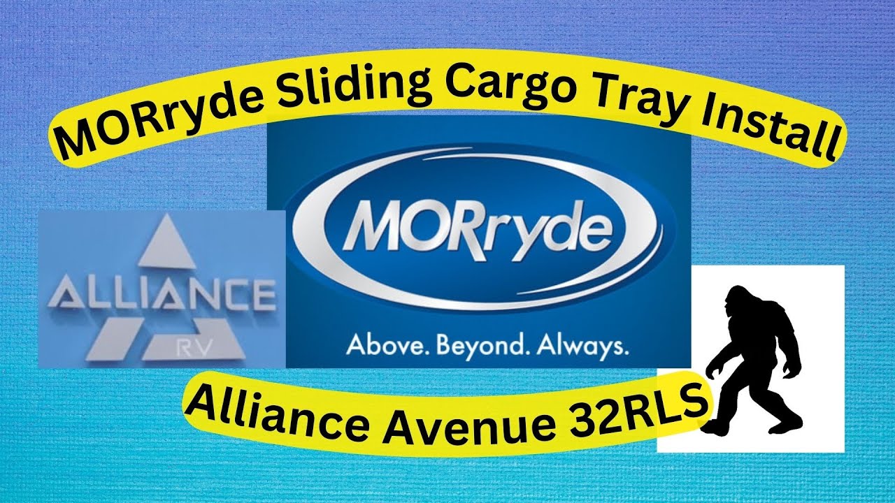 MORryde cargo tray install Alliance Avenue 32RLS - YouTube