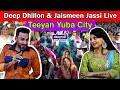 Teeyan yuba city  deep dhillon and jaismeen jassi live  harsukh tv coverage