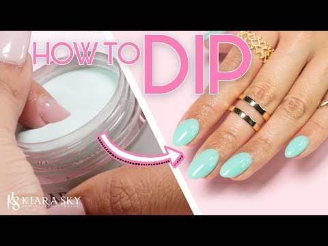 💅🏼How to do Dip Powder for Beginners ✨ Nail Tutorial ⚬ Dip Powder 101 📚✅