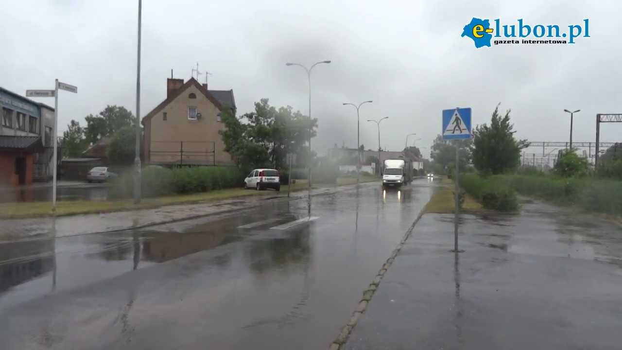 e-lubon.pl Kolejny raz ulice zamieniły się w rzeki